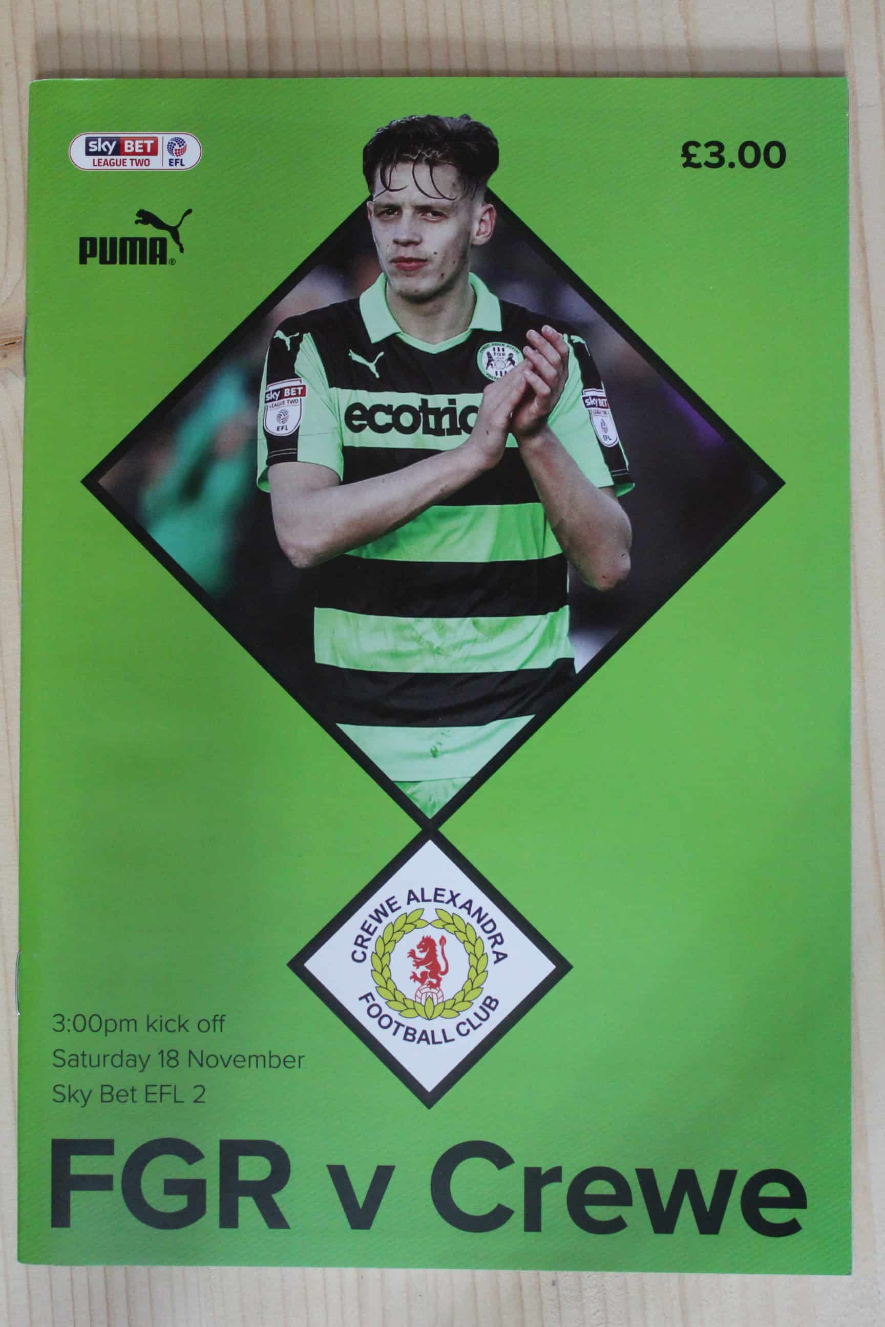 Forest Green Rovers v Crewe Alexandra FC